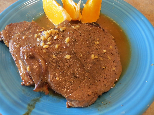 sirloin steak with orange sauce recipe